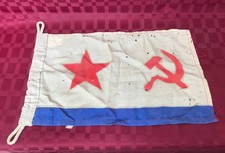 Vintage Militaria USSR Soviet Navy Ensign Flag Navy Fleet Original CCCP VMF