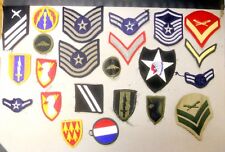 Vintage Lot of 23 Mixed Military US Patches, Directly out of a local collection picture