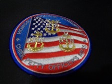 CHIEF PETTY OFFICERS MESS HONOR COURAGE COMMITMENT PATCH NEW