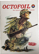 WARTIME 9TH INFANTRY DIVISION OCTOFOIL MAGAZINE, COMBAT DOG TRACKER ARTICLE