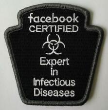 Hook Face book Certified Expert in infectious diseases Black picture