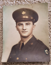Vintage WWII/Korea War Era US Army Studio Portrait Photo 8 x 10 picture