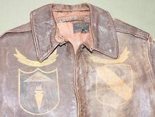 US Army AAF WW2 PEARL HARBOR MIDWAY 42ND BOMB SQUADRON PAINTED A-2 FLIGHT JACKET picture