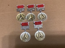 USSR Soviet Badges Lot of 5 Inventor of the USSR Medals Science Industry Award .