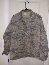 Coat Man's Utility Air Force Military tiger striped Sz 44 Short 8415-01-536-4586 picture