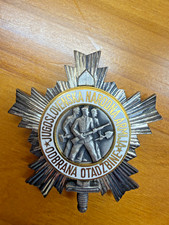 Yugoslavia Order of the People's Army 3rd Class Silver Star 900 Silver JNA