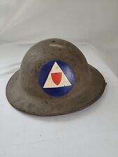 Original World War I US Army Civil Defense Doughboy Military Helmet picture