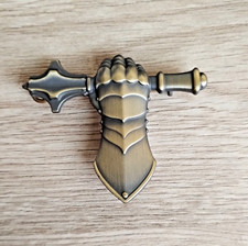 Metallic Beret Badge of Ukrainian Armoured Forces - Pin Sign Military Army