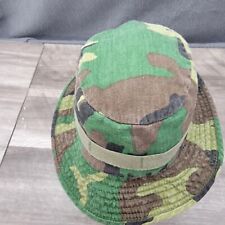 Vintage US Military Boonie Bucket Hat Camo Size medium picture