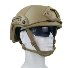 In US NIJ 3A Ballistic IIIA Bullet Proof Uhmw-pe Helmet Sand Militaria Size L/XL picture