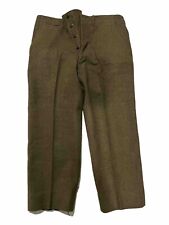 WWII WW2 Wool Field Trousers Pants 38x28 OD Serge 1944 picture