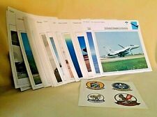 AIRPLANE CARDS COLLECTOR EDITO SERVICE 1990 DECALS BOMBERS FIGHTERS HELICOPTERS. picture