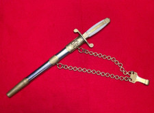 Original Bulgarian ARMY Parade Dress Dagger w/Hanger Cold War Communist Bulgaria