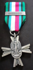WWII Polish Cross of Combat Action in West: Lagarde - ORIGINAL Medal w/ Bar