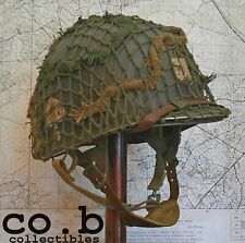 WWII M2 Dbail Helmet 101st ABN 506th PIR Capt. w/WWII Westinghouse Jump Liner picture