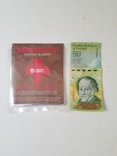 Troops Direct US Military Emergency Survival Blanket 50 Venezuelan foreign note picture
