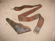 Holster and Belt Well Aged and would be display only Estimate Early 1900's picture
