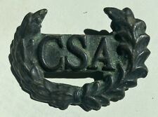 Rare Original CSA CONFERATE STATES OF AMERICA BRASS PIN CIVIL WAR Rebel 1860s-NR picture