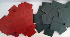 Komsomol Tickets UNFILLED 48 pcs + BONUS 48 pcs Trade Union Tickets SUPER Offer