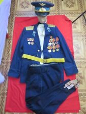 Soviet Russia ceremonial uniform of a military Red Army officer pilot with award picture