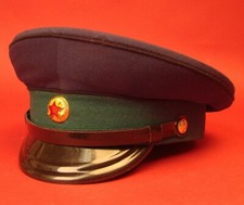 Russian VOKhR SECURITY Visor Hat + Soviet Cap Badge LARGE SIZE 59 MINT Cond.1993