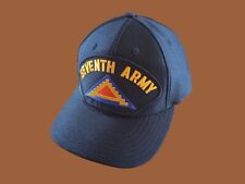 U.S MILITARY ARMY SEVENTH 7th ARMY HAT OFFICIAL ARMY BALL CAP U.S.A. MADE picture
