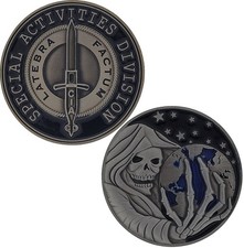 Special Activities Division CIA SAD SOG Grim Reaper Challenge NEW Coin