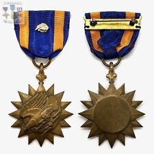 WWII ARMY AIR CORPS AIR MEDAL SILVER OAK LEAF CLUSTER SLOT BROOCH USAAF WW2 picture