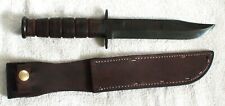 VINTAGE WWII USN KABAR KA BAR MKII MK2 WITH SHEATH NAVY MARINES GOOD CONDITION picture