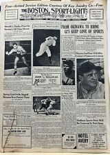 Vintage Newspaper: The Boston Sports Light- Armed Service Edition-April 28, 1945 picture