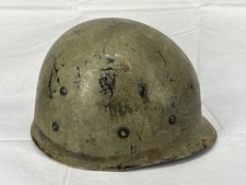 US Army Helmet Liner Military Heavy Wear Natural Patina Korean War Era MICARTA