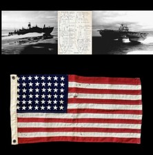VERY RARE WWII U.S. NAVY SMALL BOAT No. 12 Ensign Patrol Torpedo Boat Flag