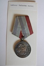 Vintage Soviet Union Labour Veteran Medal