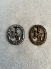 WW2 German Horsemans Proficiency Badges Silver Bronze Steinhauer & Luck Mint