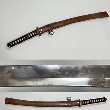 WW2 GUNTO Koshirae With Cutting Signed Blade Japanese Army Officer Sword picture