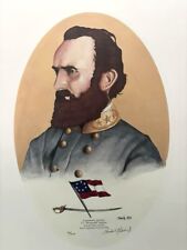 Vintage Thomas Stonewall Jackson With Sword S/N Limited Edition Print  16” X 20” picture
