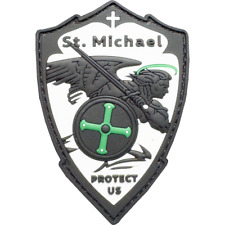 EL16-024 Saint Michael Patch St. Michael Patron Saint Police Military Protect Us picture