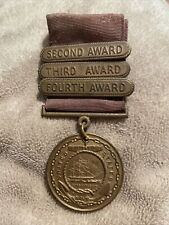 WW2 US Navy Good Conduct Medal Second Third Fourth Bars USS Constitution picture