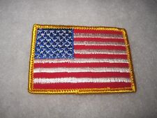 Vintage Military Gold Tactical US Flag Patch AF-1 picture