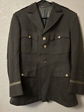 ORIGINAL WWII US ARMY OFFICER CLASS A DRESS JACKET- No Belt- Damage-see Descript picture