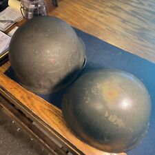 Original US WWII FSFB M1 Helmet with Liner Fixed Bale WW2 picture