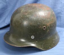 Original German M40 WWII Type Steel Helmet- Finnish M40/55 Size 59 picture