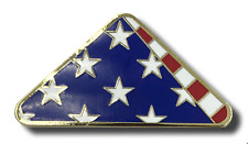 LL-013 Folded US Flag Pin Honor Guard picture