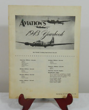 Aviations Yearbook Worlds Leading Operational Military Aircraft Photos WW2 1943 picture
