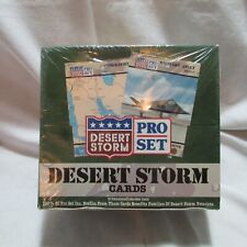 Vintage Collectible 1990s Desert Storm Pro Set Boxed Cards, NIB, Sealed picture