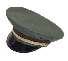 Lancaster Army Green US Military Visor Cap Sz 6-1/2 Dress Uniform Hat picture