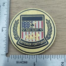 NEC SORT DEFENSOR FORTITUDO Challenge Coin