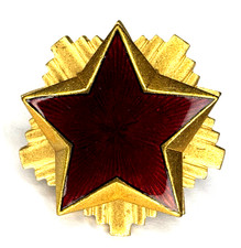 Yugoslavia Army Titovka Cap Badge NCO Officer Military Insignia Yugoslav JNA