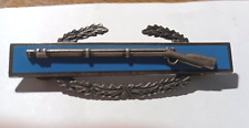 WWII Sterling US Army CIB Combat Infantry Badge Rifleman Marksman GI picture