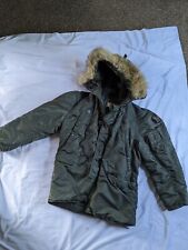 Vintage USAF Type N-3B Extreme Cold Weather Parka Medium 70s Military Vietnam picture